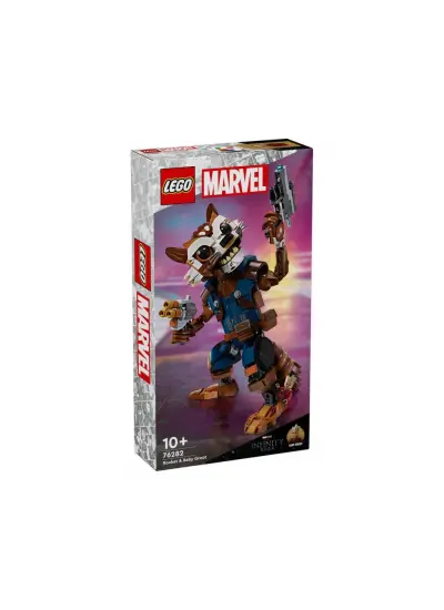 76282 ﻿LEGO® Marvel Rocket ve Bebek Groot 566 parça +10 yaş