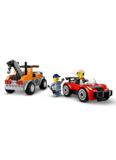 LEGO City Çekici Kamyon ve Spor Araba Tamiri 60435