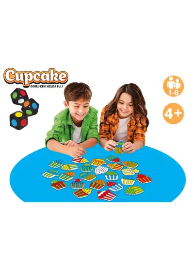 Nessiworld Ks Games  Cupcake Eğlenceli Kutu Oyunu