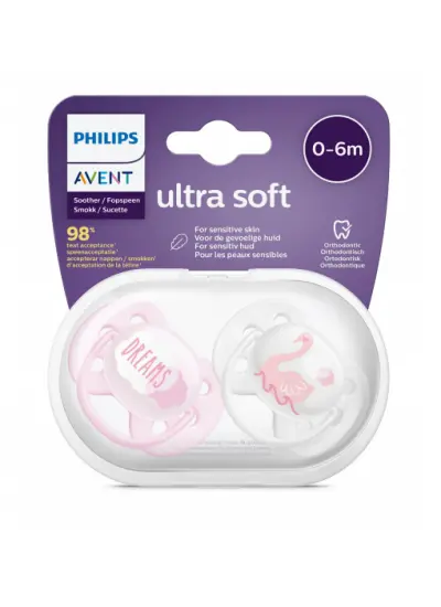 Nessiworld   Avent Ultra Soft Emzik 0-6 Ay Kız