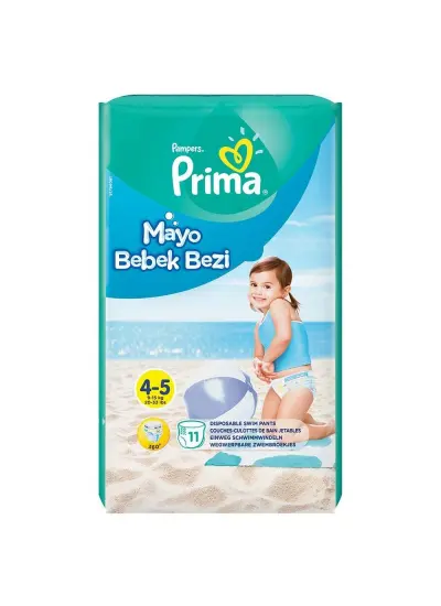 Nessiworld Prima Mayo Bebek Bezi 4-5 Beden 11 Adet