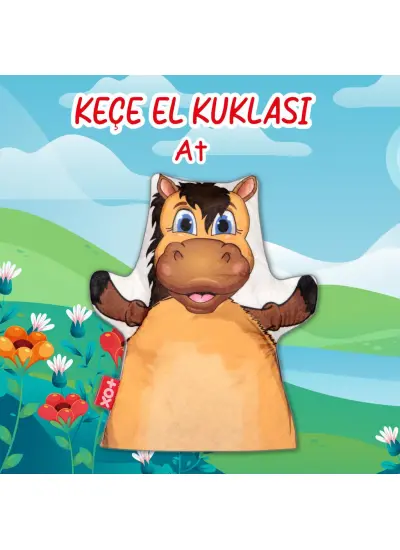 At Evcil Hayvanlar Keçe El Kukla