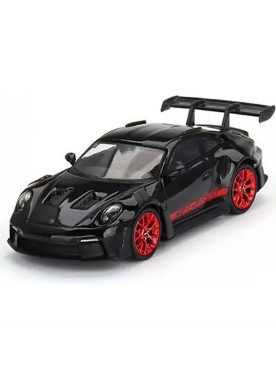 Nessiworld Mini Gt 1/64 Porshe 911 GT3 RS Black With Pyro Red