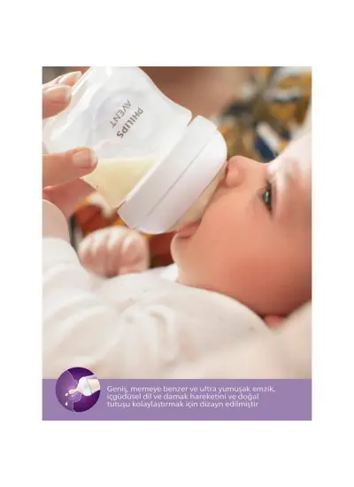 Avent Doğal Tepkili Natural Response PP Biberon 260ml 1+ Ay Mavi