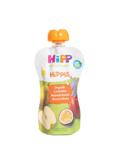 Nessiworld Hipp Organik Çarkıfelek Meyveli Karışık Meyve Püresi 100 Gr