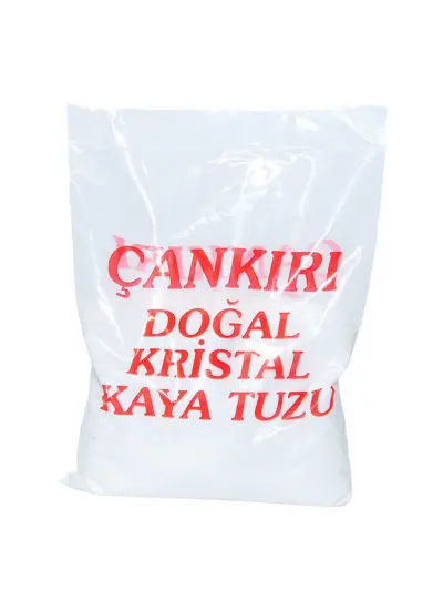 Yemeklik Doğal Kristal Kaya Tuzu Öğütülmüş Çankırı Beyaz 1000 Gr