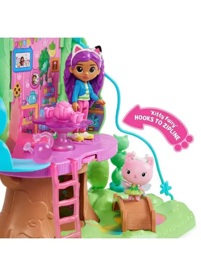 3071121 Gabbys Dollhouse Kitty Fairynin Ağaç Evi Oyun Evi