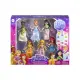 HLW91 Disney Prenses Bebekleri 6'lı Set