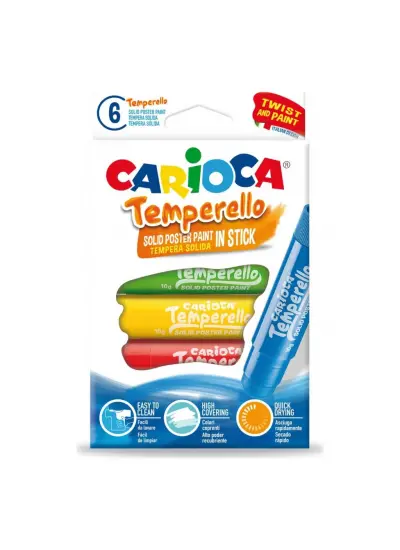 Carioca Temperello Stick Poster Boya Kalemi 6'Lı