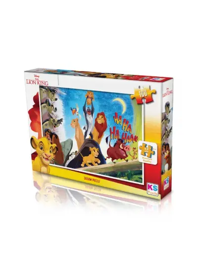 KS Lion King 100 Parça Puzzle