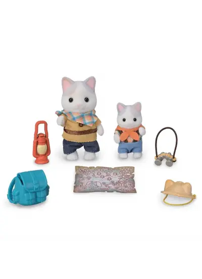 Sylvanian Families Heyecanlı Keşif Seti Latte Kedi Abi ve Kardeş 5763