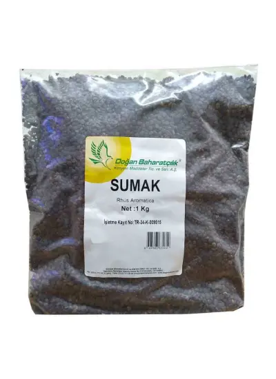 Sumak Tane Doğal 1000 Gr Paket