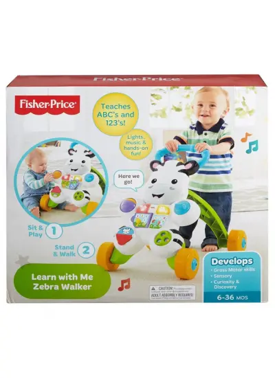 DLD80 Fisher-Price® Melodili Zebra Yürüteç