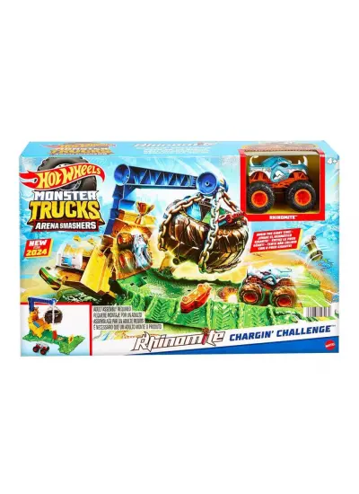 NessiWorld HTP18 Hot Wheels Monster Trucks Arenada Rhinomite Mücadelesi