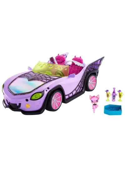 Nessi World Monster High Ghoul Mobile Gösterişli Araba HHK63