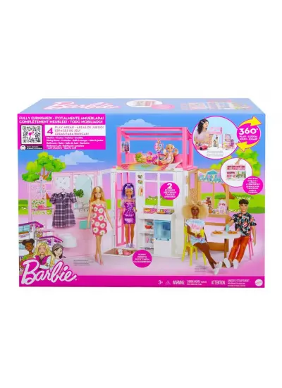 HCD47 Barbie'nin Taşınabilir Portatif Evi