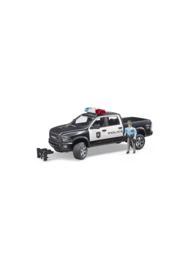 BR02505 Ram 2500 Polis Aracı ve Memur +4 yaş - Bruder