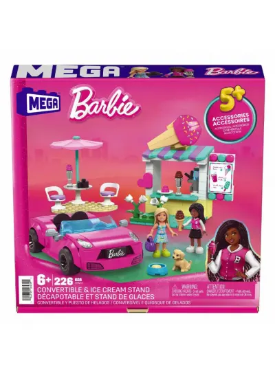 HPN78 MEGA Barbie® Dondurma Standı 226 parça +6 yaş