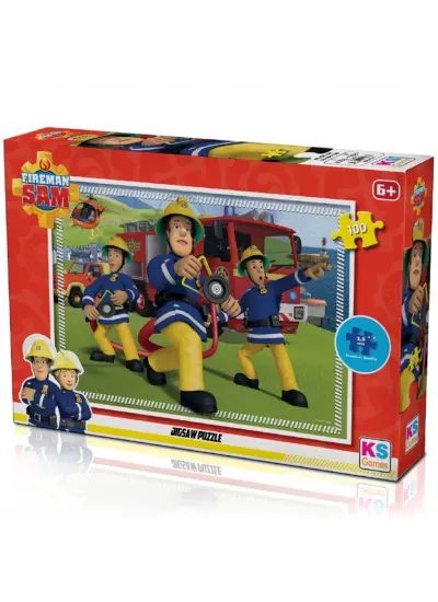 KS Fireman Sam 100 Parça Puzzle