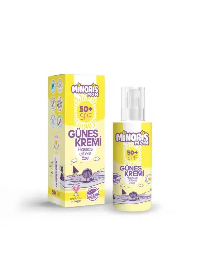 Nessiworld Minoris Mom Organik Hassas Ciltler İçin Güneş Kremi 50SPF 150ml