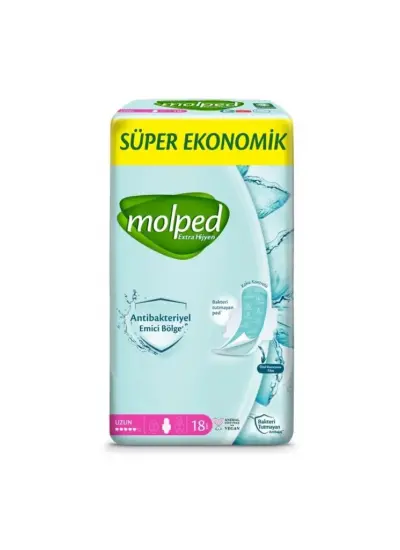 Nessiworld Molped Extra Hijyen Uzun Ped Süper Eko 18 Adet