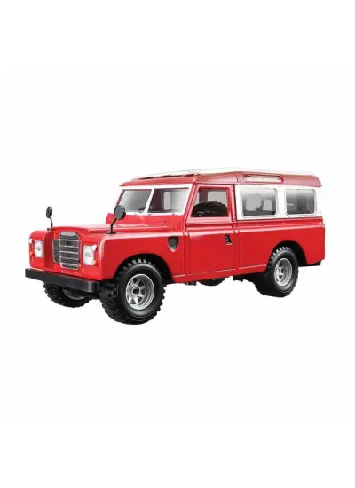 22063 Land Rover Series II Model Araba 1:24 Kırmızı -Sunman