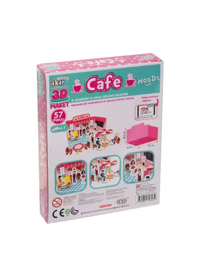 Cafe Maket 3 Boyutlu Puzzle