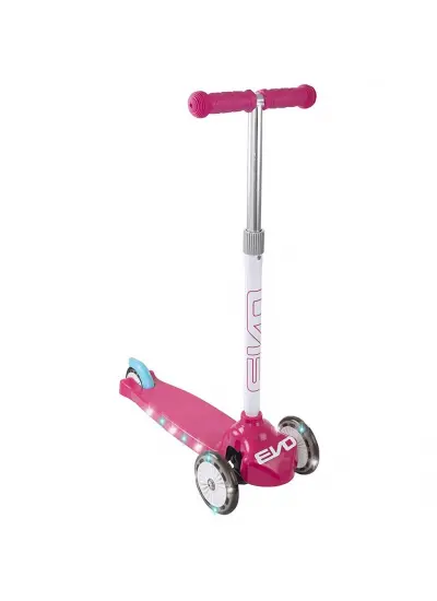 Evo Işıklı Move N Groove Pembe Üç Tekerlekli Scooter