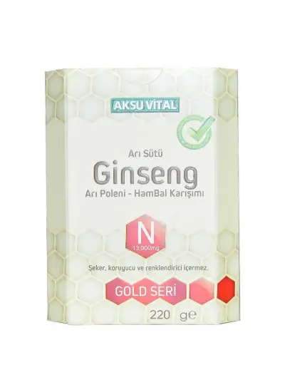 Arı Sütü Ginseng Polen Bal Karışımı 220 Gr