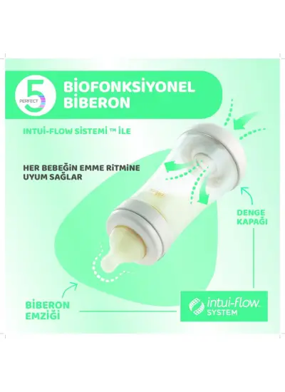 Nessiworld Chicco Perfect 5 Antikolik Biberon PP 150 ml Girl