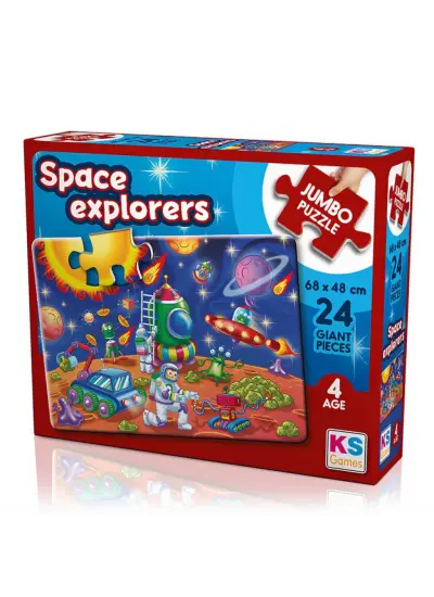 KS Games Space Explorers 24 Parça Puzzle