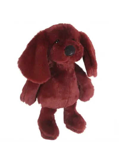 Nessi World Uyku Arkadaşı Köpek Peluş Bordo 34 cm