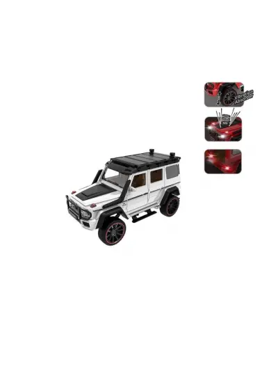 HCL-901 Çek Bırak 1:22 Sesli Ve Işıklı Metal Jeep -Vardem