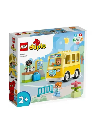 10988 LEGO® Duplo® Otobüs Yolculuğu 16 parça +2 yaş