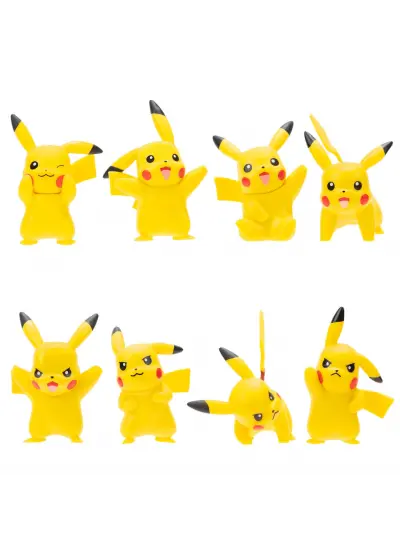 Nessiworld Pokemon Battle 8'li Figür Seti Pikachu