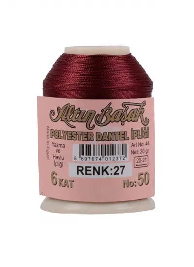 Altınbaşak Oya ve Dantel İpi 20 gr - - No: 027