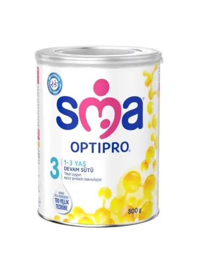 SMA Optipro Probiyotik 3 Bebek Devam Sütü 1-3 Yaş 800 Gr