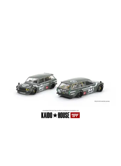 Mini GT 1/64 Datsun Kaido 510 Wagon Carbon Fiber