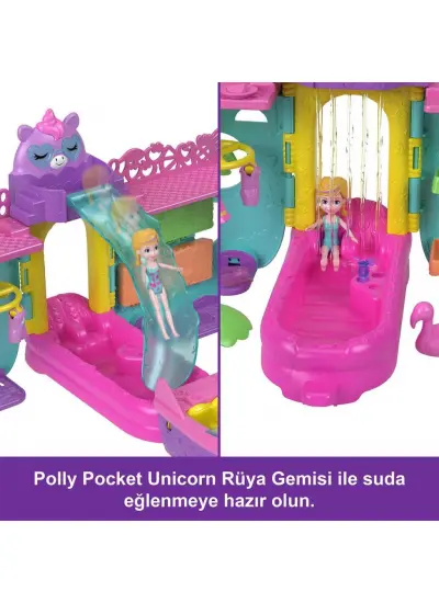 HWP26 Polly Pocket Unicorn Bot Oyun Seti