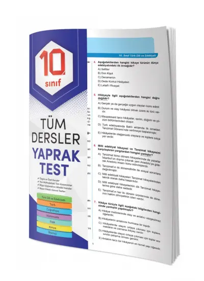 Tüm Dersler Yaprak Test 10