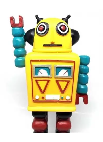 Decotown Nostaljik Sevimli Uzaylı Robot Şeklinde Figür Biblo