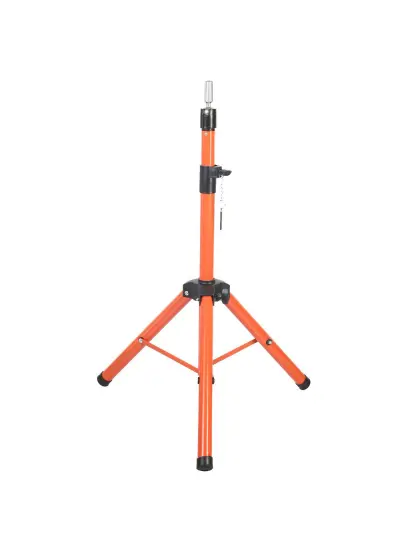 Özel Kuaför    Eğitim Mankeni İçin Metal Tripod / Turuncu + Taşıma Çantası