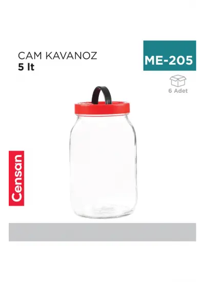 5 Lt. Cam Kavanoz 13652