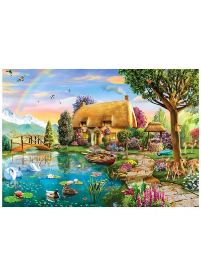 KS Lakeside Cottage 2000 Parça Puzzle