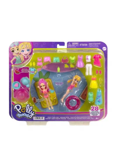 HNF51 Polly Pocket ve Arkadaşları Farklı Moda Aksesuarları Oyun Setleri