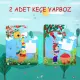 Elmacı Ayı 3+ Keçe Yapboz - 3 Yaş Puzzle