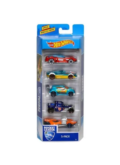 01806-TOPLU - HOTWHEELS 5LI ARABA SETI