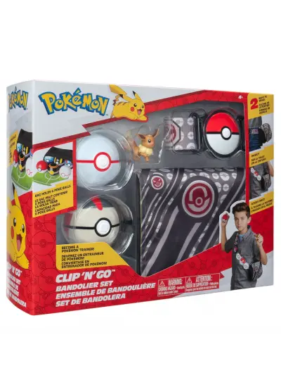 Nessiworld Pokemon Clip N Go Bandolier Büyük Set