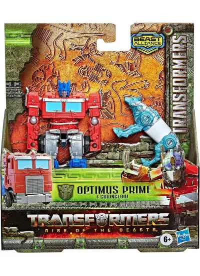 Transformers 7 Rise of the Beasts Weaponizer Optimus Prime Chainclaw - F3897-F4612