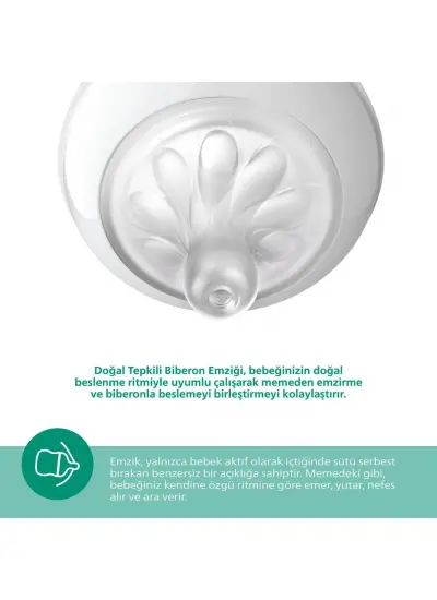 Avent Doğal Tepkili Natural Response Cam Biberon 240 ml 1+ Ay